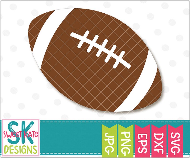 Download Football SVG dxf EPS png JPG htv Heat Transfer Vinyl | Etsy