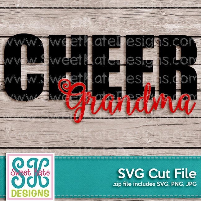Download Cheer Grandma SVG Cheerleader JPG PNG Scrapbook Die Cut ...