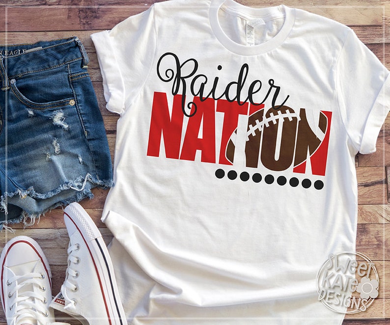 Raider Nation SVG Bundle, football, soccer, volleyball, baseball, tennis, cheer, htv, cricut svg, silhouette cut file, Sweet Kate Designs image 3