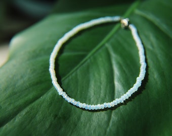 Vintage Opal Perlen Fußkettchen