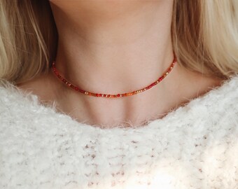 Beaded Choker Beaded Charm Necklace Fall Fashion Chokers For Girls Choker Necklace Fairy Charm Necklaces Autumn Jewelry