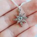 Dainty Diamond Starburst Charm Choker Necklace - Etsy