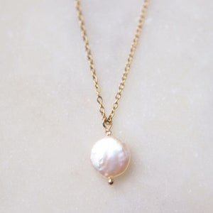 Pearl Coin Necklace