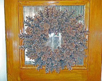 White Pine Pinecone Wreath / Centerpiece