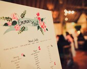 Vintage Florals Table Plan