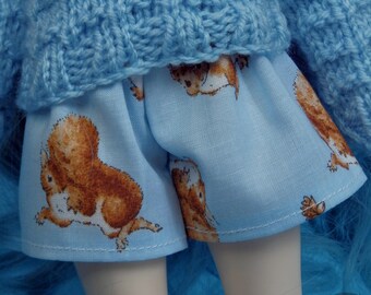 Pantaloncini scoiattolo blu BJD 1/4 Slim-MSD/ Minifee