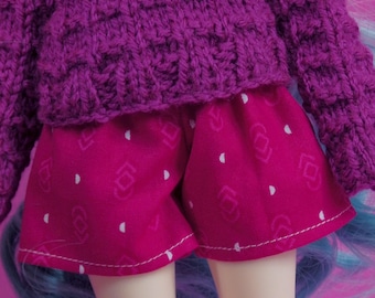 Pantaloncini BJD 1/4 Slim-MSD/ Minifee Magenta