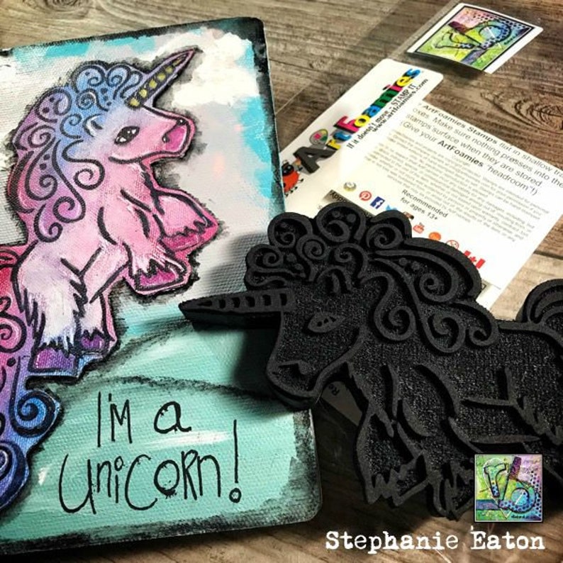 Unicorn stamp, Unicorn Parties, image 3