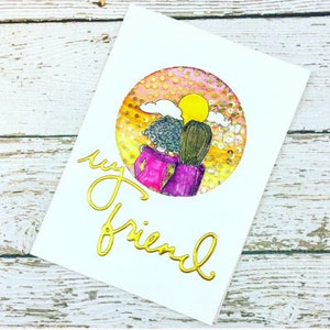 Friends stamp, friends stamp, sunset, friends, girls,