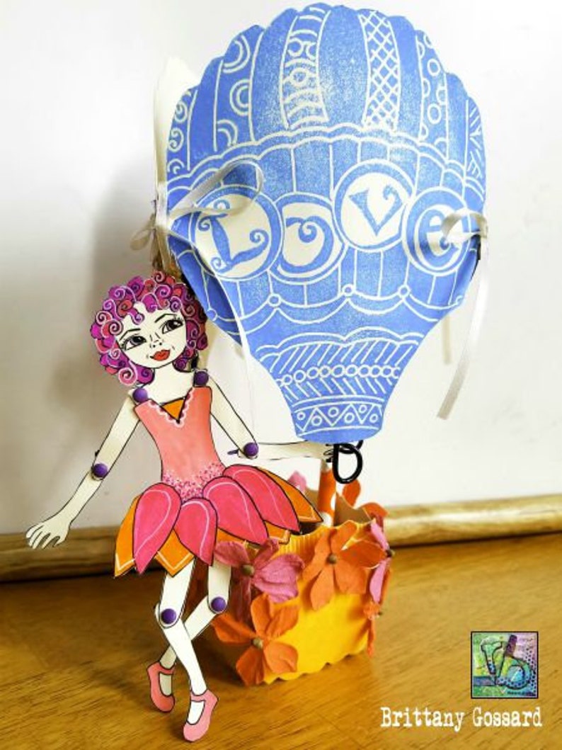 Hot Air balloon stamp, hot air balloon decorations, hot air balloon invitations, hot air balloon nursery image 7