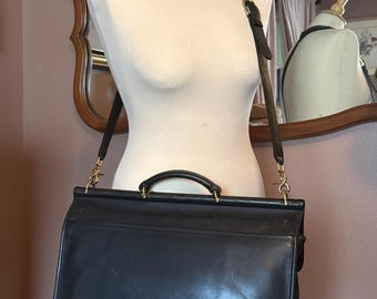 Vintage Coach Beekman 5266 Briefcase Men Black Career Suitcase !no