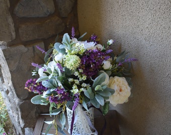 Lilac Bridal Bouquet Etsy