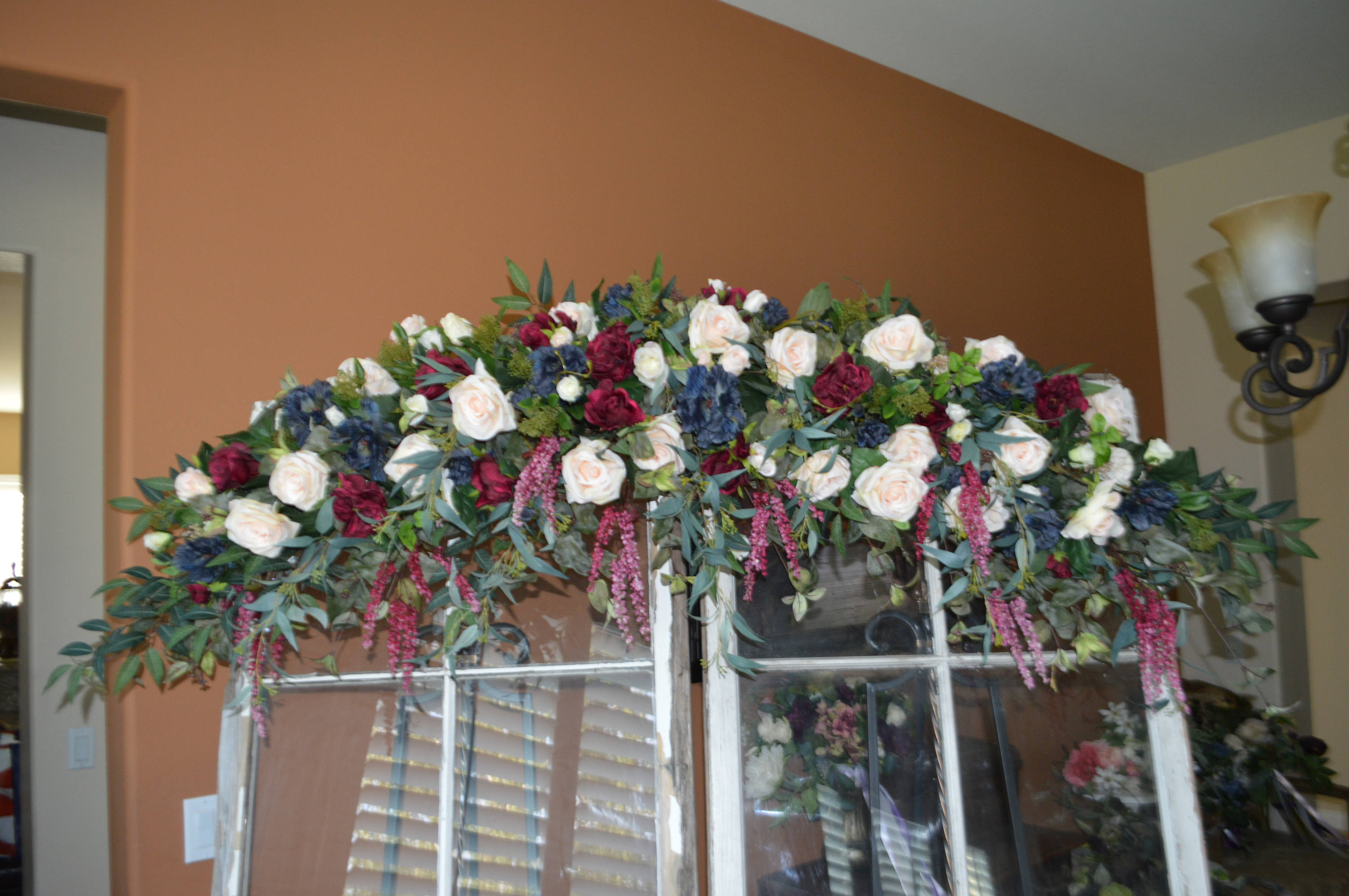 Wedding Arch Archway Swag Wedding Ceremony Swag Arbor Arch Etsy