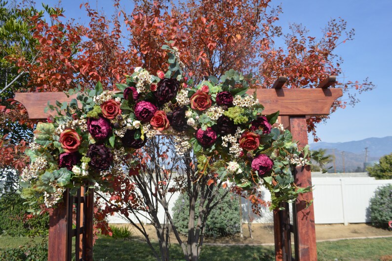 Wedding Arch Wedding Archway Swag Wedding Ceremony Swag Etsy