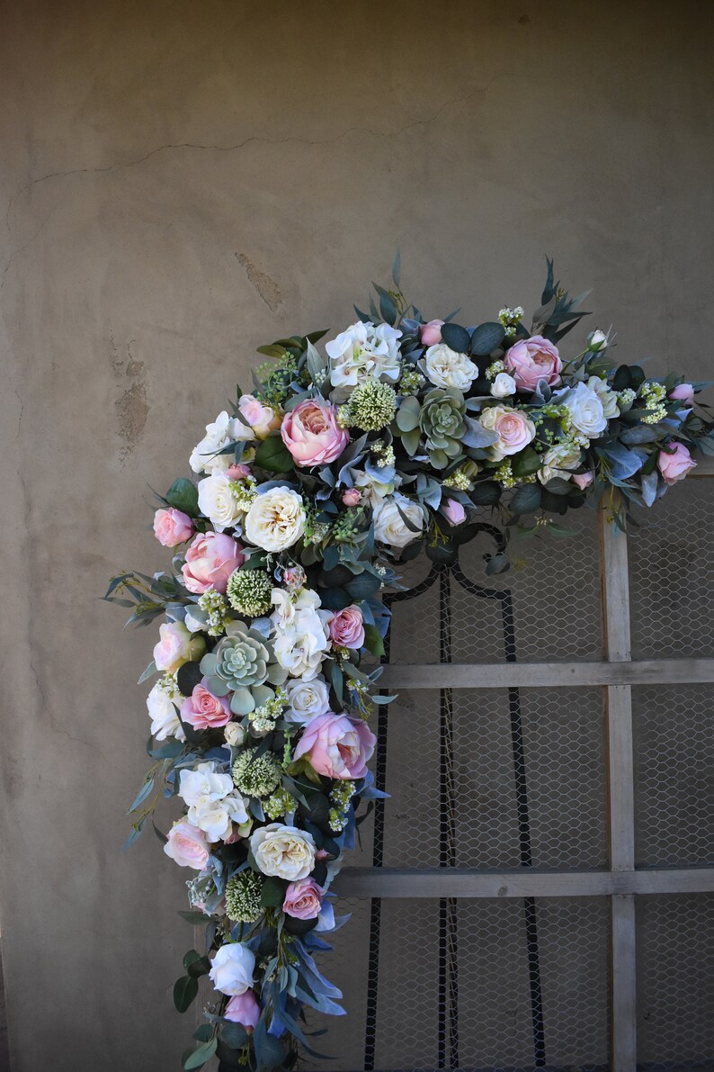 Silk Arch Flowers Silk Arbor Flowers Arbor Flowers Arch Etsy