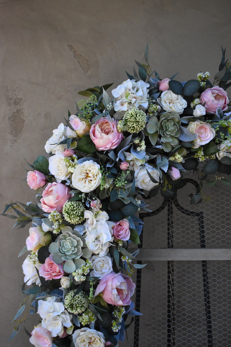 Silk Arch Flowers Silk Arbor Flowers Arbor Flowers Arch Etsy