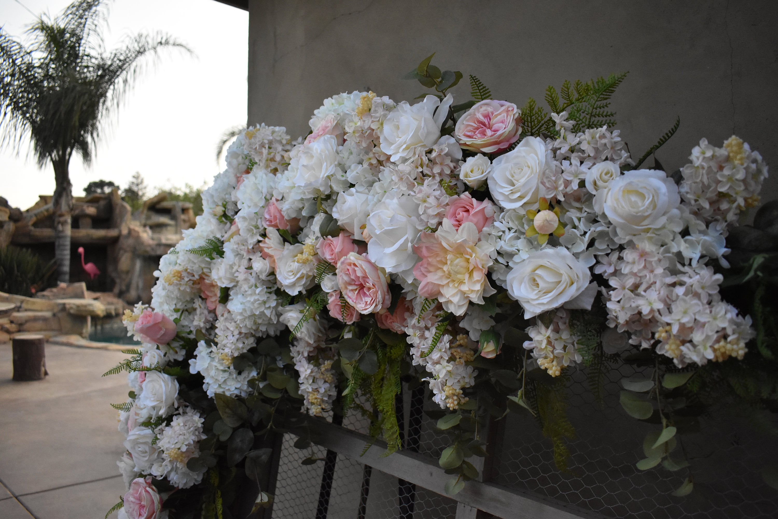 Silk Arch Flowers Silk Arbor Flowers Arbor Flowers Arch Etsy