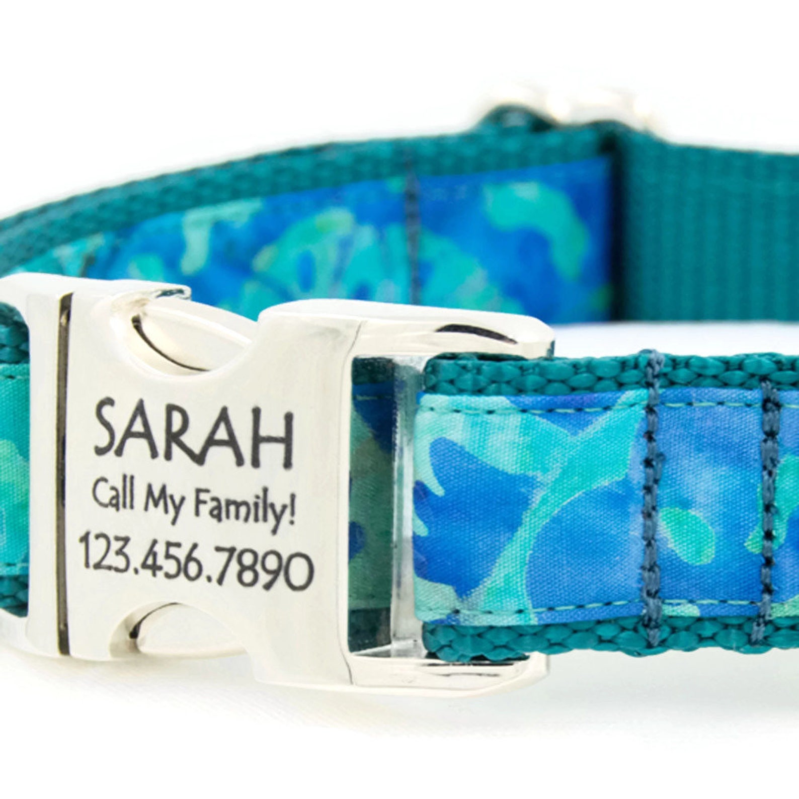 Artisan Personalized Dog Collars / Laser Engraved Name Plate Etsy