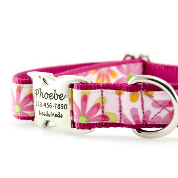 etsy personalized dog collar