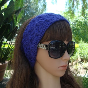 DIY- Knitting PATTERN #58: Knit Headband pattern, Knit Hairband, Knit Hair Accessory, Ear Warmer, Size Teen/Adult - PDF Digital Pattern