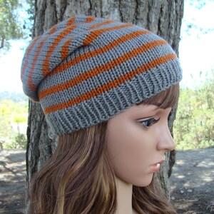 DIY - Knitting PATTERN #9: Unisex Slouchy Knit Hat Pattern, Knit beanie Pattern, Size Teen/ Adult - Instant Download PDF Digital Pattern