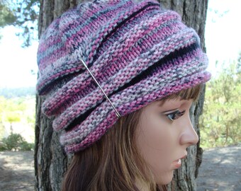 DIY - Knitting PATTERN #36: Womens Beehive Knit hat pattern, Fun and Sassy beehive hat pattern, Size Teen/Adult, PDF Digital Pattern