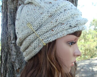 DIY - Knitting PATTERN #19: Beehive Knit hat pattern, Beehive hat pattern, Knit Hat Pattern, Size Teen/Adult - PDF Digital Pattern