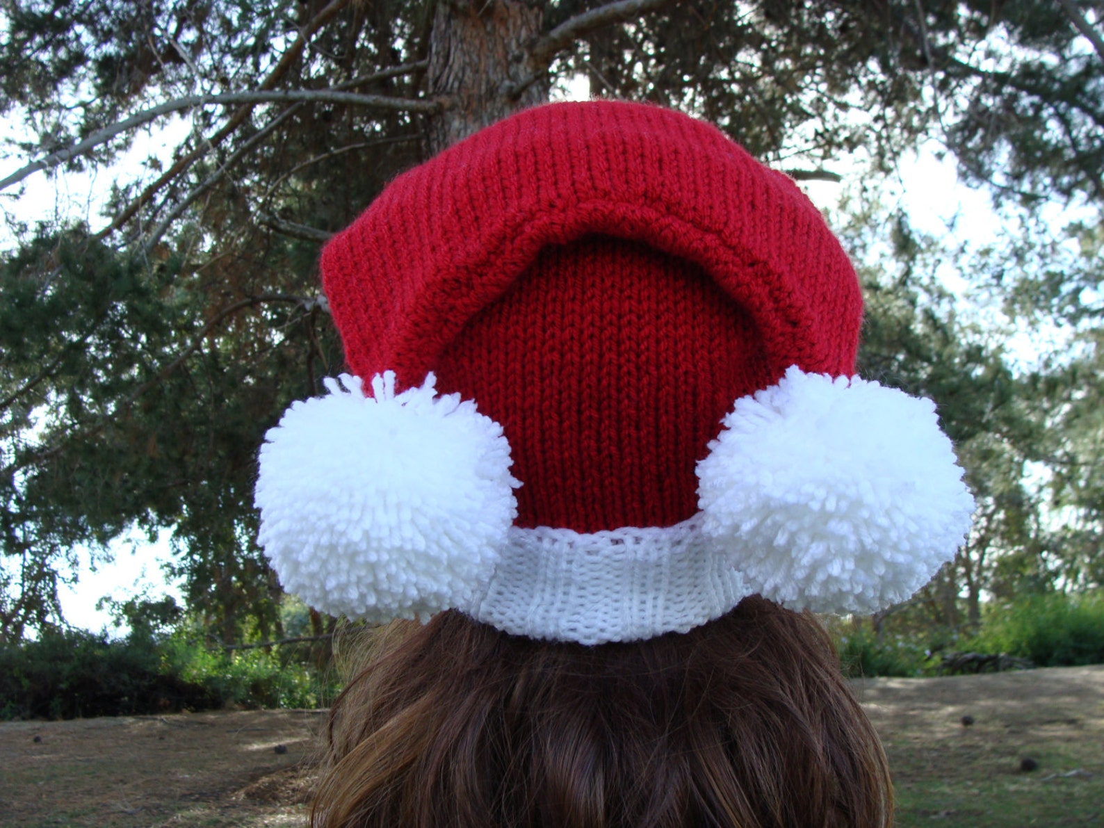 crochet hat with 2 pom poms crochet hat with 2 pom poms