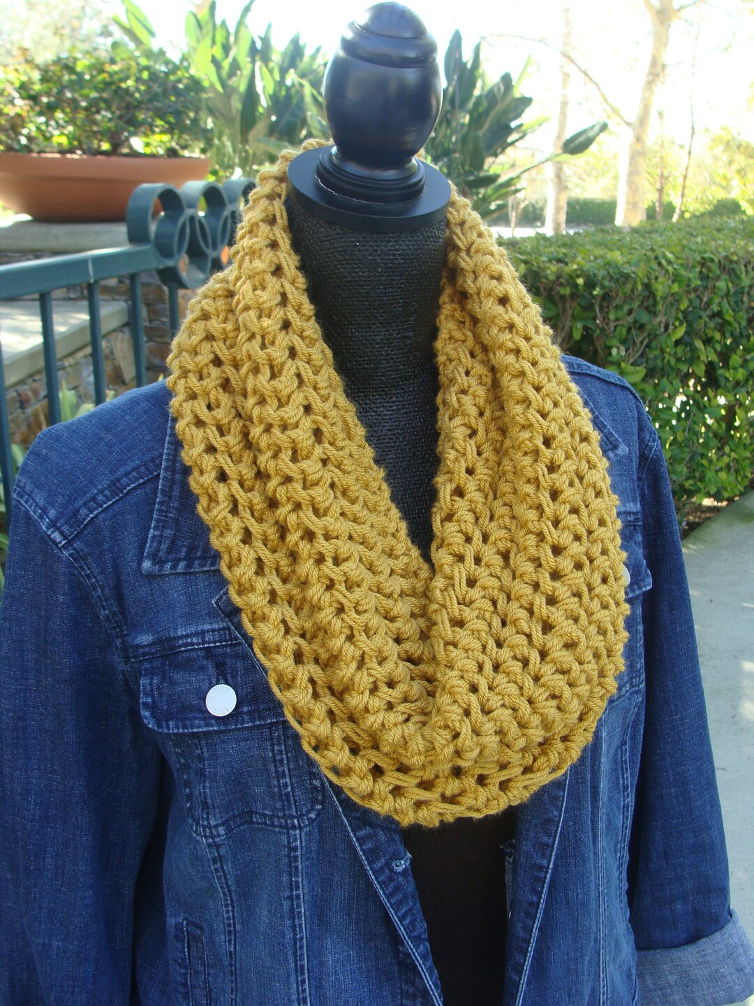 DIY - Knitting PATTERN #47: Chunky Knit Cowl, Knit Cowl Pattern, One ...