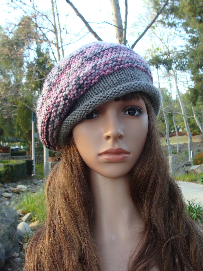 DIY Knitting PATTERN 212: French beret knit slouchy | Etsy
