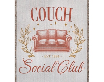 Couch Social Club Jacquard Hygge Blanket