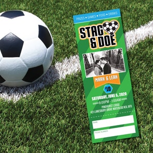 Soccer Stag & Doe Ticket // Soccer Jack and Jill Ticket