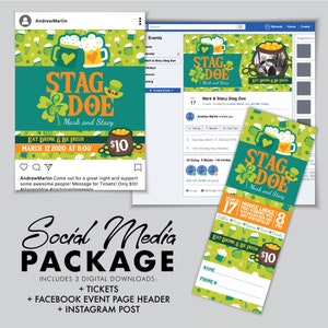 Stag & Doe Ticket and Social Media Package // Jack and Jill Tickets