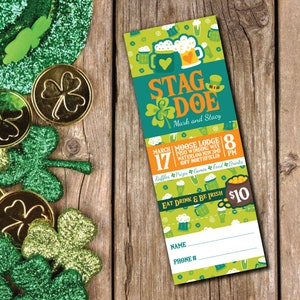 St. Patrick's Stag & Doe Ticket // St. Patrick's Jack and Jill Ticket