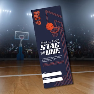 Basketball Stag & Doe Ticket // Basketball Jack and Jill Ticket