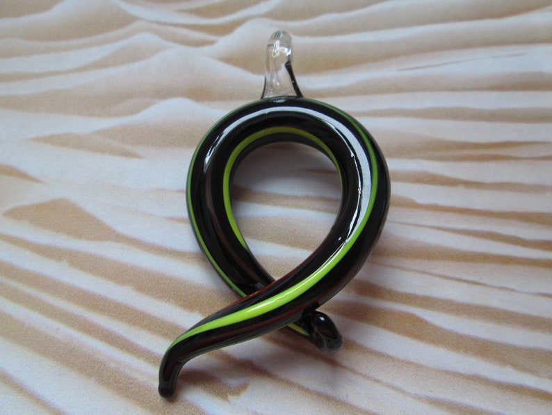 Custom Hemp Necklace with Black Glass Swirl Pendant Hippie Hemp Jewelry Layering Hemp Necklace Beach Swirl Pendant Boho Retro