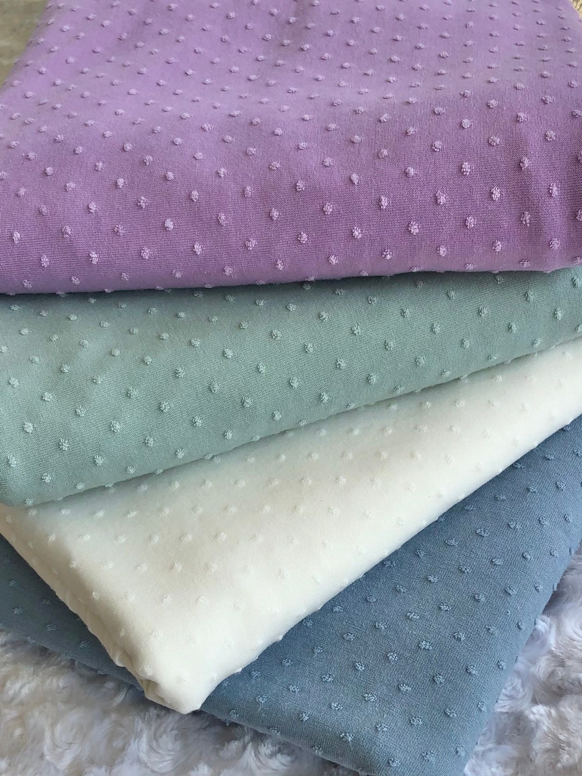 Swiss Dot Jacquard Knit 58/60 Apparel Fabric by the Yard Etsy