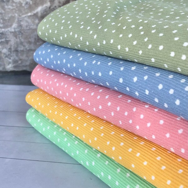 Ribbed Knit Fabric Etsy