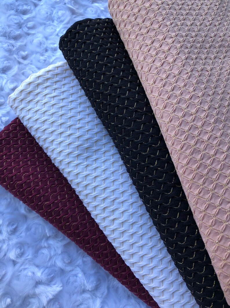 Polyester Metallic Knit 52 Apparel Fabric by the Yard/ Half Etsy