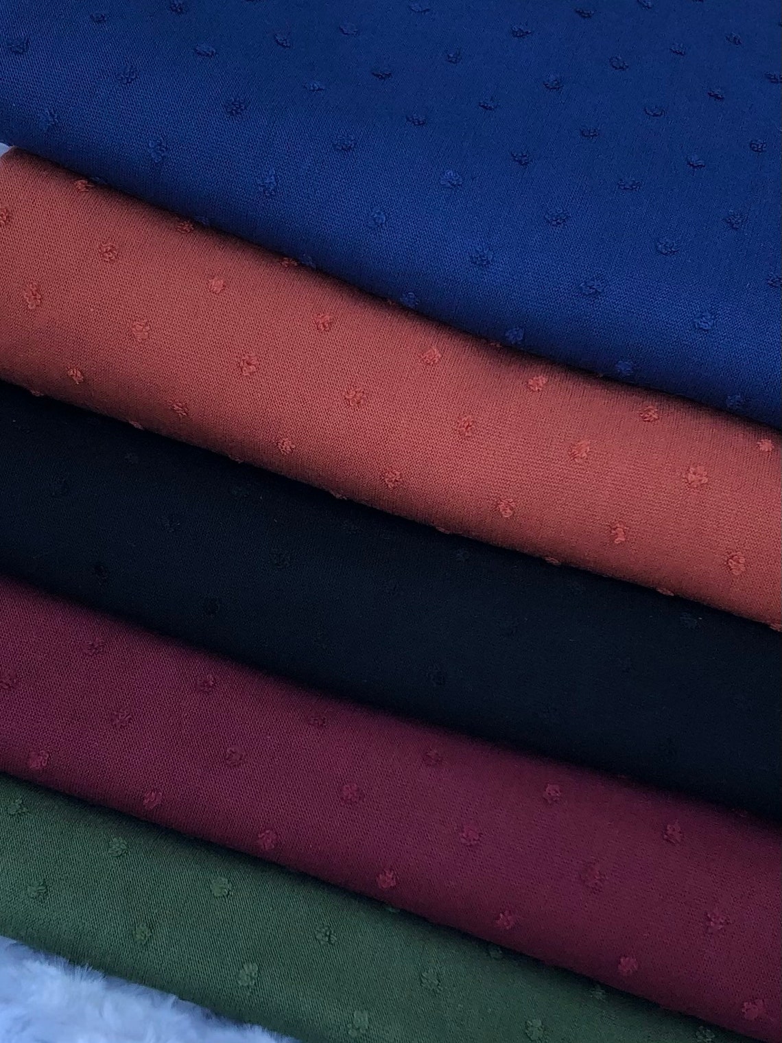 Swiss Dot Jacquard Knit 58/60 Apparel Fabric by the Yard Etsy