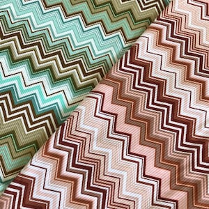 Ribbed Knit Chevron Print 58/60&quot; Apparel Fabric by the Yard