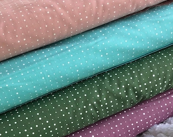 Poly Cotton Blend Dots 58/60” by the Yard/Half Yard