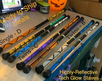 Limited Ready to Ship Props! Staves by Hoopy Frood