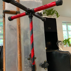 The “Scarlet Devil” Prism Dragon Staff - the red & black dragon!