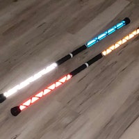 Led Staff LED RGB Spinning Staff - Etsy