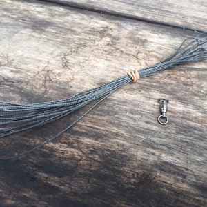 Black Levitation Wand leash in 3 lengths to customize your Levi-wand and bonus swivel - HoopY FrooD