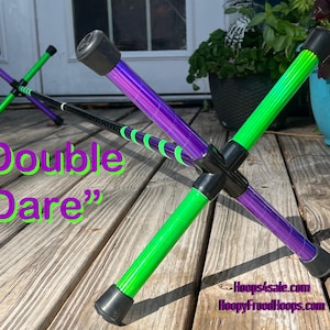 Novità! Bastone del drago UV "Double Dare" verde e viola