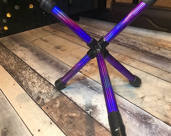 Prism Dragon &quot;SynthWave&quot; An Electric Purple Rainbow Casting  Dragon