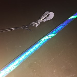 Levitation Wand "Gaia" - Highly Reflective Glow - Green Color-Shifter Levi-Wand by: HoopY FrooD