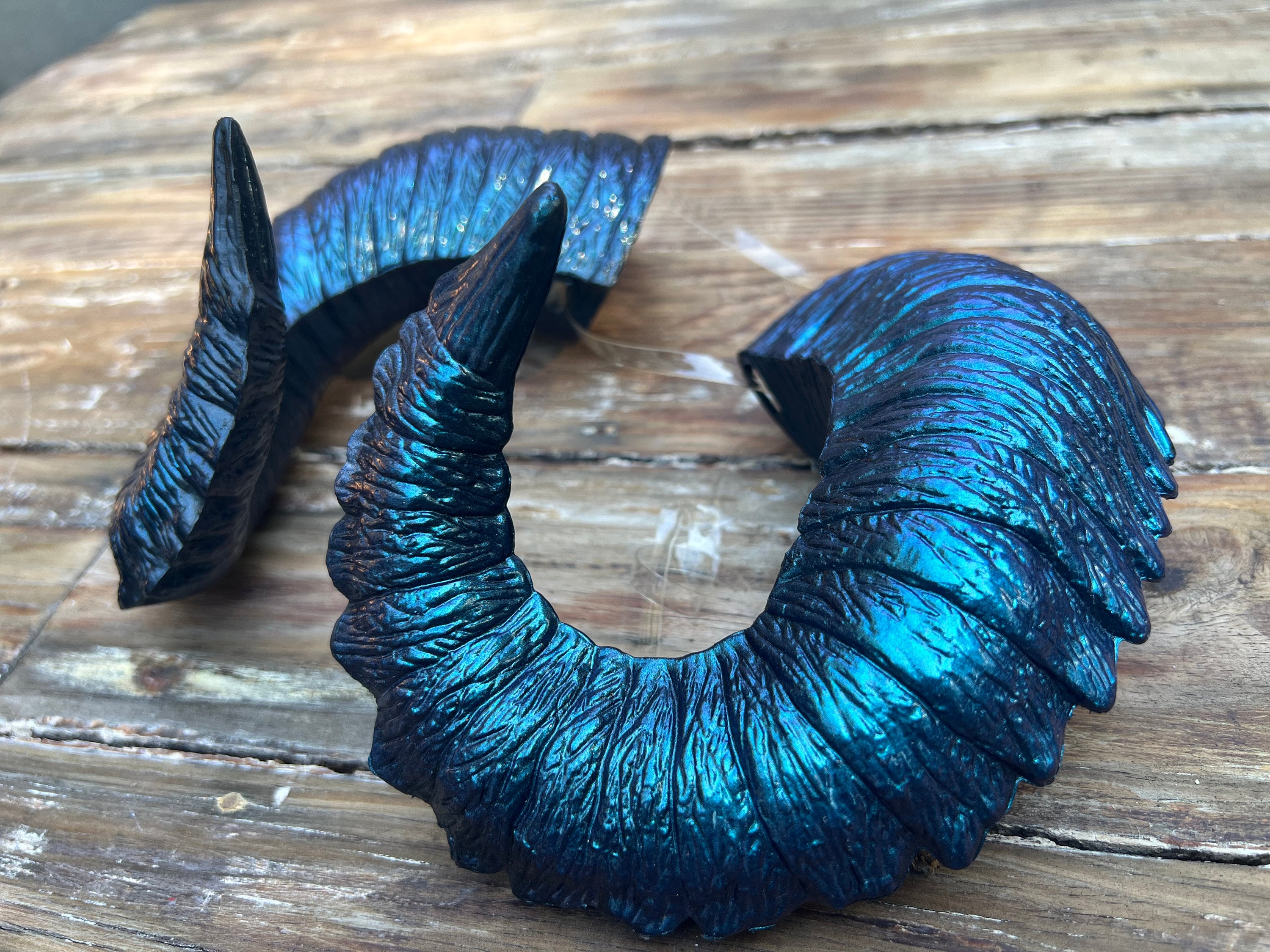 New -Color shifting Mystical Peacock!  Satyr Ram Unique Iridescent